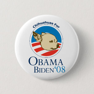 Chihuahuas for Obama 2 Inch Round Button