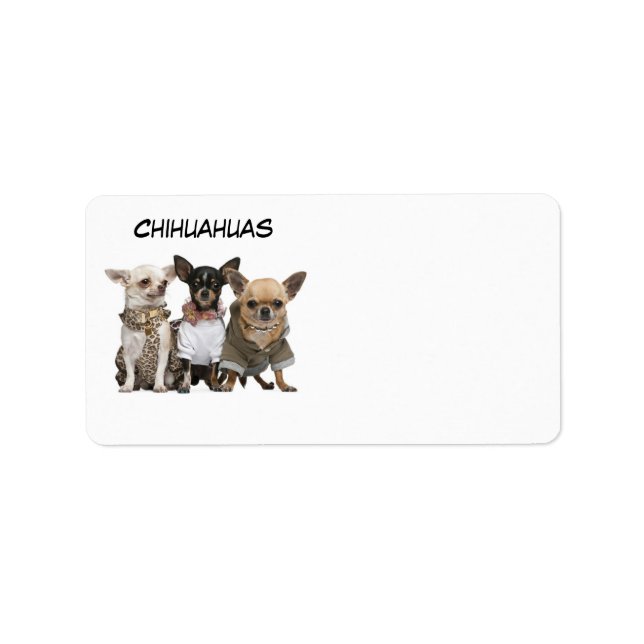 CHIHUAHUAS LABEL (Front)