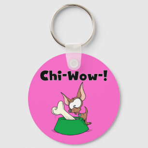 Chihuhua Chi-Wow T-shirts and Gifts Keychain