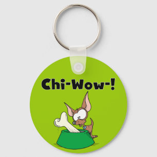Chihuhua Chi-Wow T-shirts and Gifts Keychain