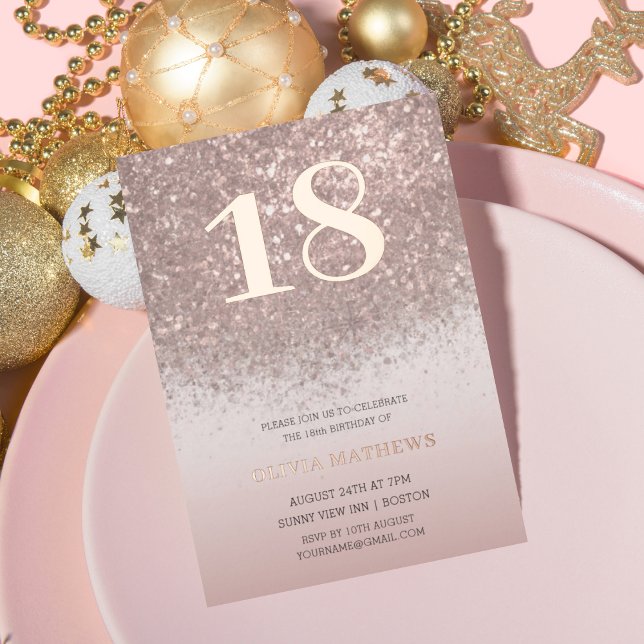 Chiic 18th Birthday Rose Gold Calligraphy (Creator Uploaded)