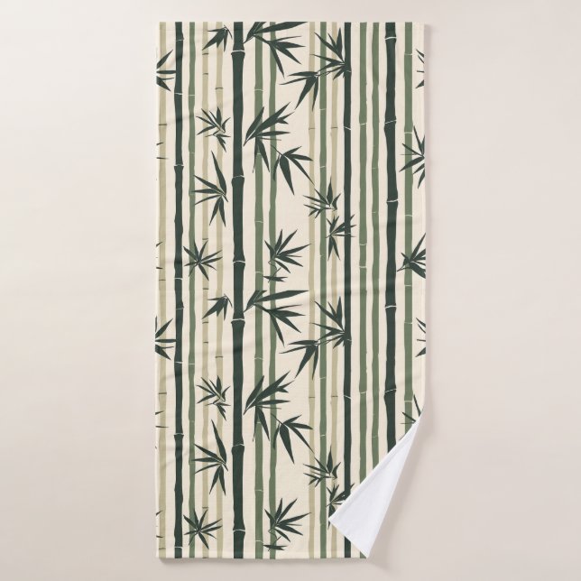 Chikurin Zen (Bamboo Grove) Bath Towel (Bath Towel)