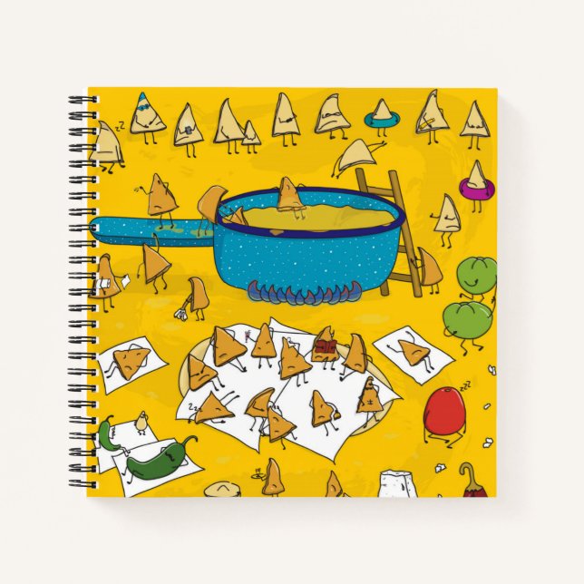 Chilaquiles just want to have fun notebook (Front)