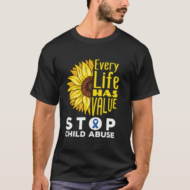 Child Abuse Awareness T-Shirt (Front)