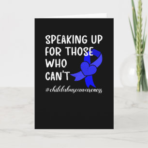 Child Abuse Prevention Month Child Abuse Awareness Card