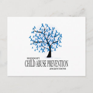 Child Abuse Prevention Tree Postcard
