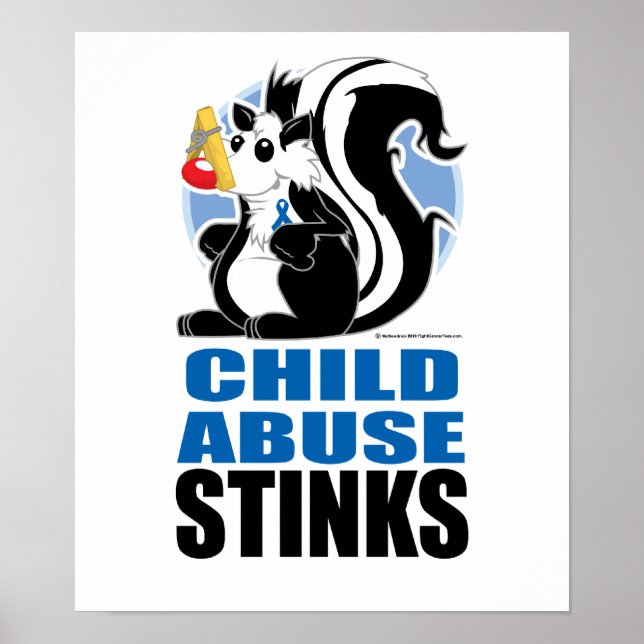 Child Abuse Stinks Poster (Front)