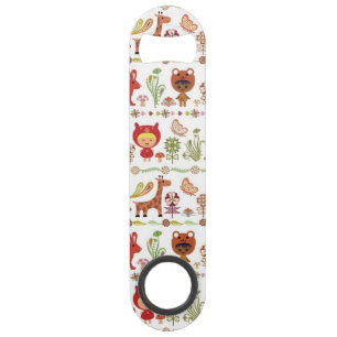 Child and Animals Pattern Bar Key