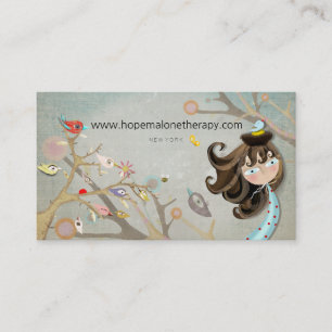 Child and Family Therapist Business Card