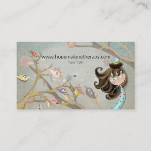 Child and Family Therapist Business Card