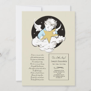 Child Angel Blue Celebration of Life Announcement