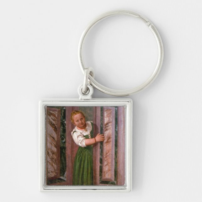 Child at the Door, from the Sala a Crociera, c.156 Keychain (Front)