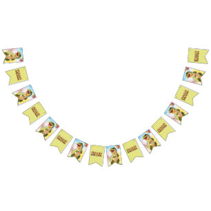 Child Birthday Animals - T-Rex Dinosauer 1 Bunting Flags