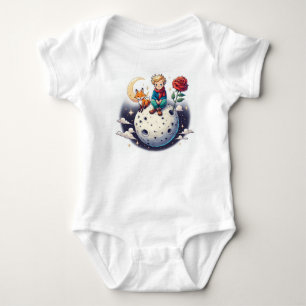 Child Body with Small Prince's Head Baby Bodysuit