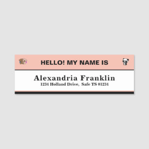 Child Boy Girl Student ID Identification Badge