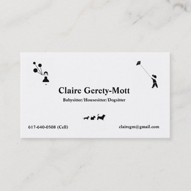 Child Care Business Card (Front)