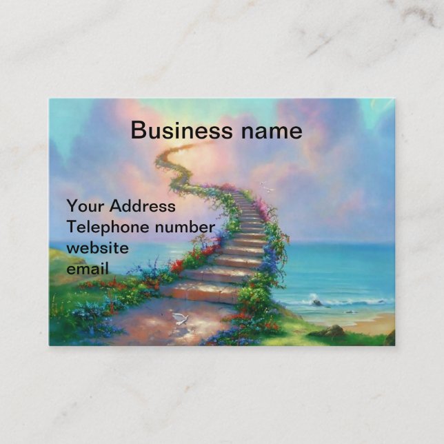 Child Care Stairway Business Card (Front)