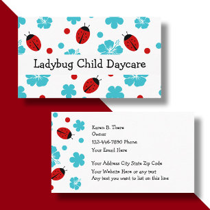 Child Daycare Business Cards