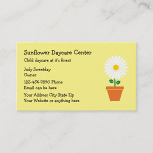 Child Daycare Centre Business Card