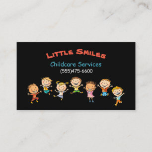 Child Daycare Services Business Card