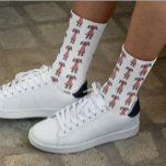 Child Drawing Kid's Art Personalized  Socks<br><div class="desc">This design may be personalized by choosing the Edit Design option. You may also transfer onto other items. Contact me at colorflowcreations@gmail.com or use the chat option at the top of the page if you wish to have this design on another product or need assistance. See more of my designs...</div>