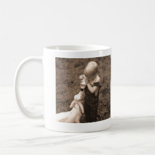 Child Feeding Goat Coffee Mug