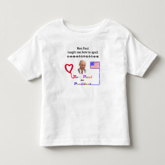 Child for Ron Paul | Constitution Toddler T-shirt