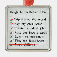 Child-Free Checklist