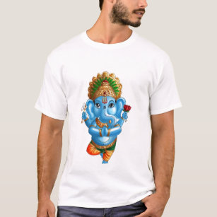 Child Ganesha in a Vrksasana (Tree) Yoga Pose T-Shirt