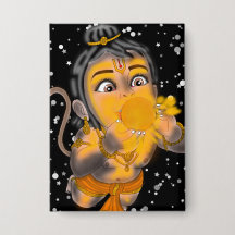 Child Hanuman Button