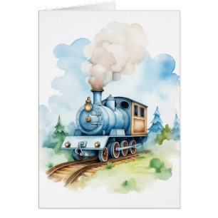 Child Happy Birthday Boy Greeting Card Blank