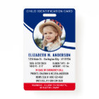 Child Identification Personalized Modern Photo ID