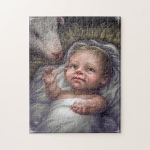 Child in the Manger Jigsaw Puzzle