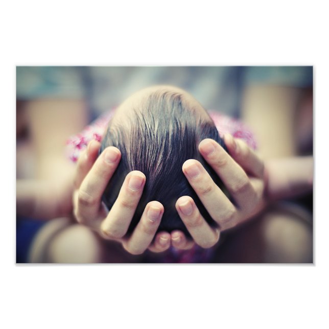 Child in Your Hands Photo Print (Front)