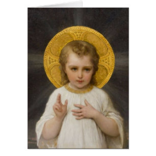 Child Jesus Blessing Halo Robe