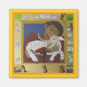 Child Jesus Good Shepherd Magnet