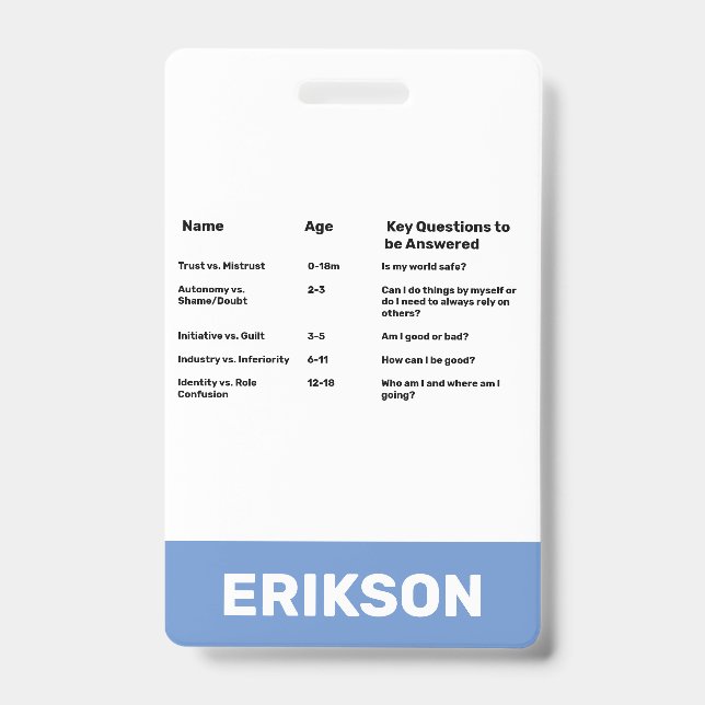 Child Life Child Development Theorists Badge (Front)