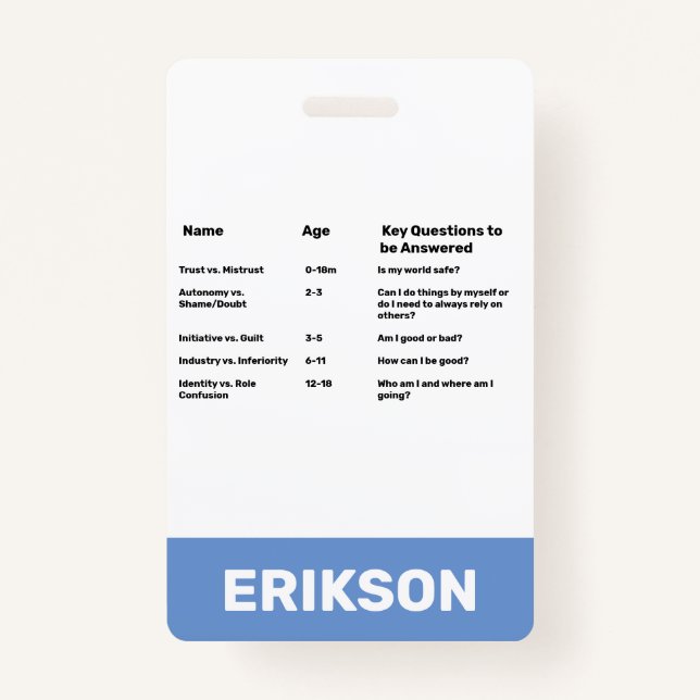 Child Life Child Development Theorists Badge (Front)