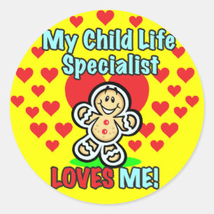 Child Life Specialist Gingerbread Stickers