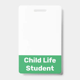 Child Life Student Badge