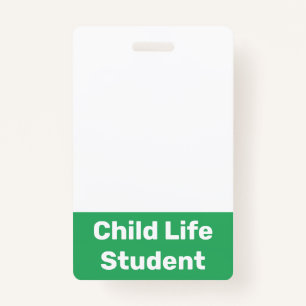 Child Life Student Badge