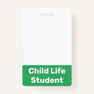 Child Life Student Badge