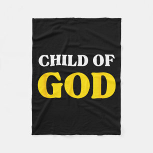 Child Of God, Beloved Blessed, Christian Faith Fleece Blanket