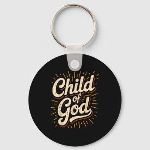 Child Of God Christian Faith Keychain