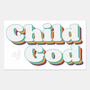 Child of God Vintage Christian Inspirational Sticker