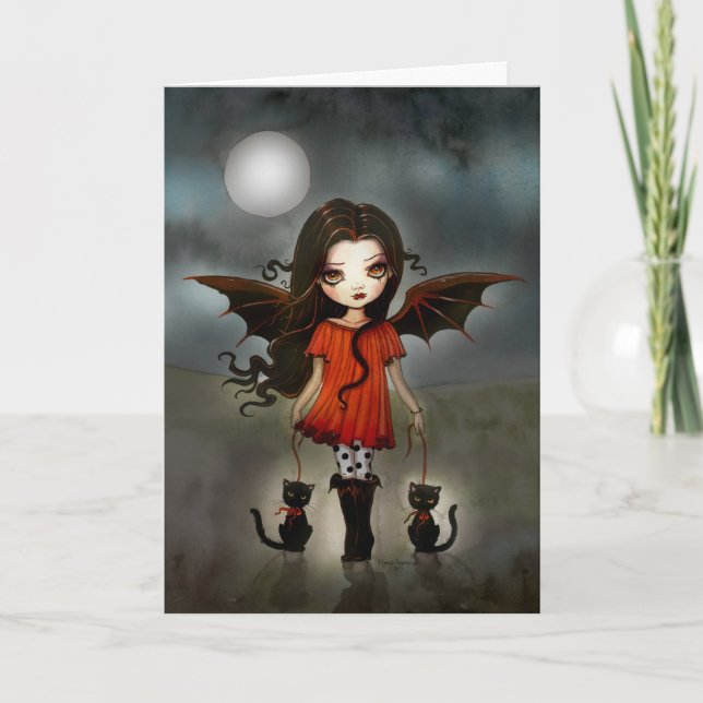 Child of Halloween Little Vampire Card (Front)
