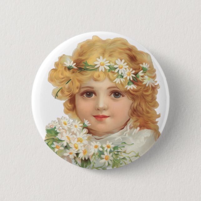 Child of Spring 2 Inch Round Button (Front)