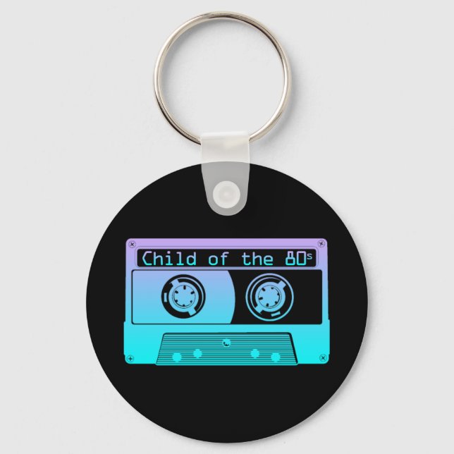 Child of the 80s Keychain (Front)