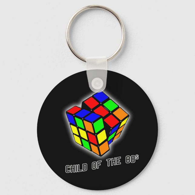 Child of the 80s Keychain (Front)