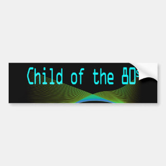 Child of the 80s Numper Sticker